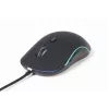 Gembird MUS-UL-02 beleuchtete USB-Maus, 6 Tasten, schwarz