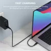 USB-Kabel AUKEY CB-KCC102 1,8 m USB-C Schwarz 0,48 Gbit/s