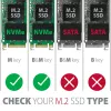 Axagon PCEM2-XS PCIe x16 - M.2 NVMe M-Key-Adapter, mit passivem Alu-Kühlkörper
