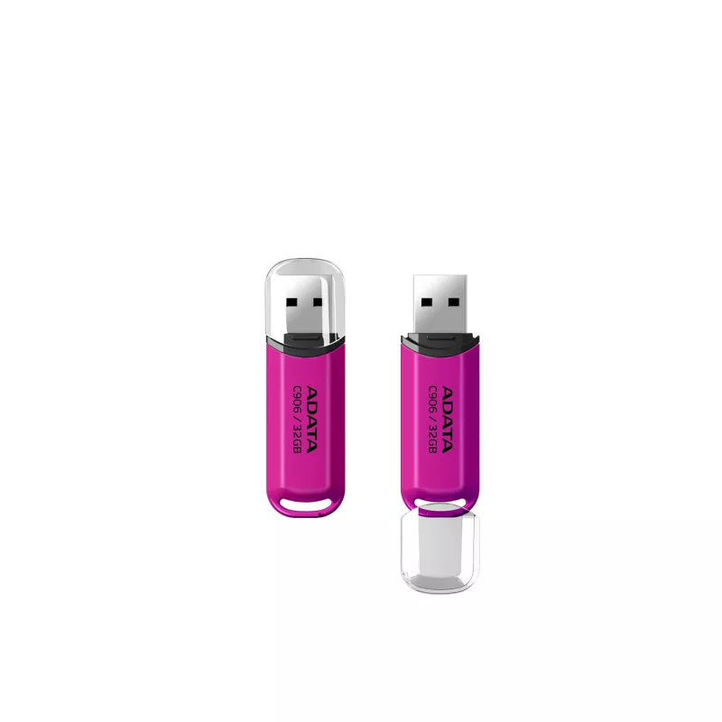 ADATA AC906-32G-RPP USB-Stick 32 GB USB Typ-A 2.0 Pink, Transparent