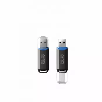USB-Flash-Laufwerk ADATA C906 64 GB USB Typ-A 2.0, schwarz, mit Kappenschutz