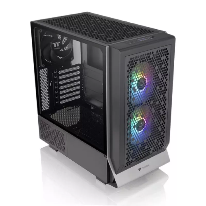 THERMALTAKE Ceres 300 TG ARGB Mid Tower Gehäuse – Schwarz