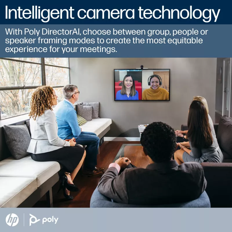 Smart Camera POLY Studio E70 20 MP 4K Ultra HD Weiß
