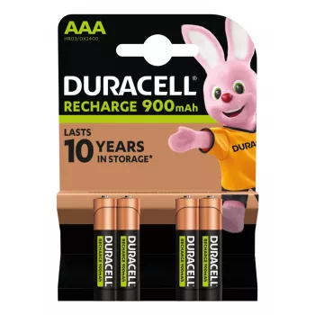 Duracell StayCharged AAA (4 Stück) Wiederaufladbare Batterie Nickel-Metallhydrid (NiMH)