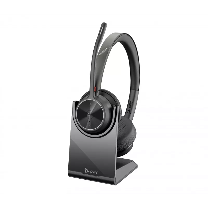 HP Poly Voyager 4320 Microsoft Teams-zertifiziertes Headset +BT700 Dongle +Ladestation