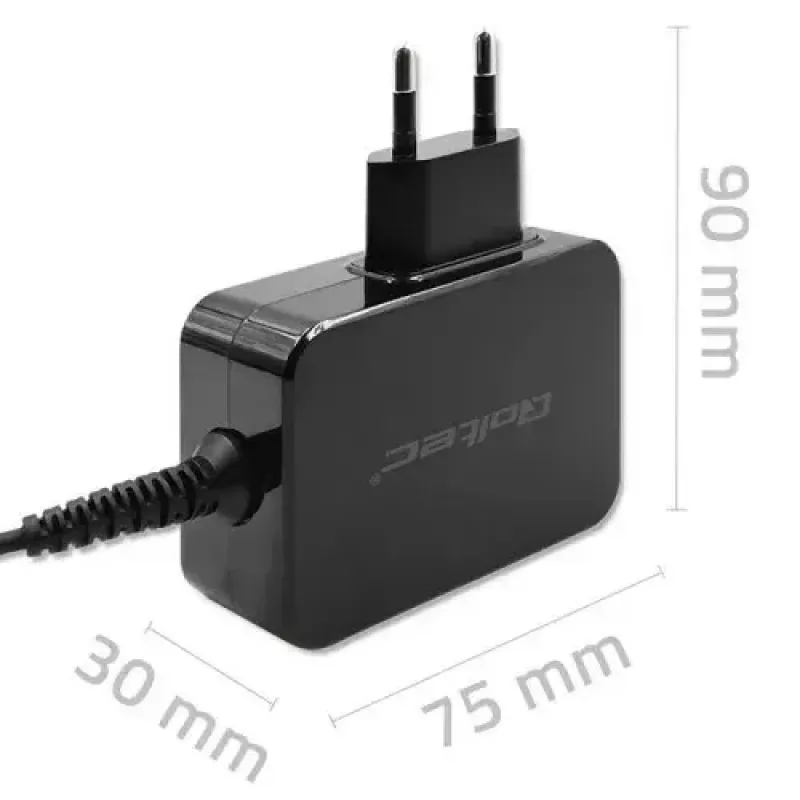 Ladegerät Qoltec 52385 Innenbereich AC Schnellladung 20V 3A Schwarz