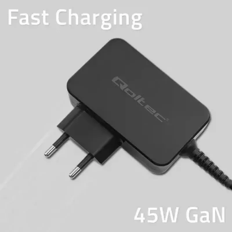 Ladegerät Qoltec 52385 Innenbereich AC Schnellladung 20V 3A Schwarz