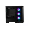 MSI MAG PANO M100R PZ Micro-Tower PC-Gehäuse, microATX/Mini-ITX, 270-Grad-Panorama-Hartglas, ARGB-Lüfter, USB-C, Schwarz