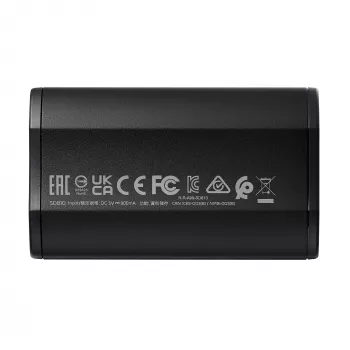 Tragbare SSD ADATA SD810 500 GB — USB Type-C, USB 3.2 Gen 2x2, 2000 MB/s, IP68, Aluminium, schwarz