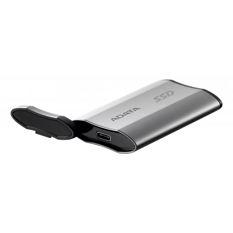 Tragbare SSD ADATA SD810 4 TB, USB Type-C, USB 3.2 Gen 2x2, 2000 MB/s Lesen/Schreiben, IP68 Aluminiumgehäuse