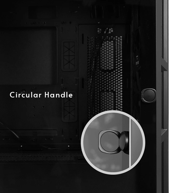 Chieftec APEX GA-01B-TG-OP ATX Midi Tower Schwarz