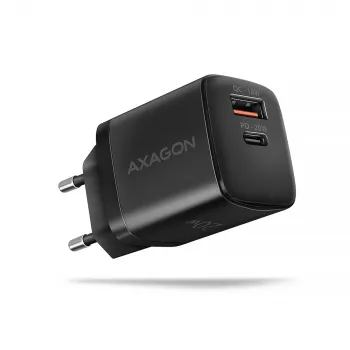 Wandladegerät Axagon ACU-PQ20 QC3.0 PD Type-C 20W Schwarz