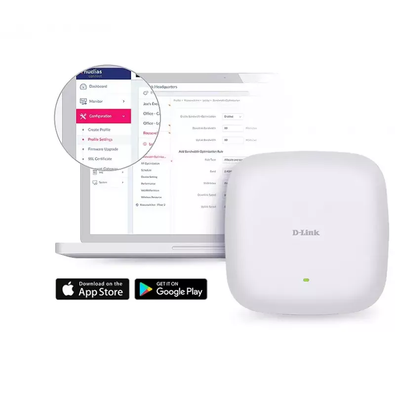 D-Link AX3600 Wi-Fi 6 Dual-Band PoE Access Point