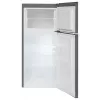 Freistehender Kühlschrank AMICA FD2015.4X(E) Silber, 200 L, Gefrierfach oben, LED, wechselbare Türanschläge