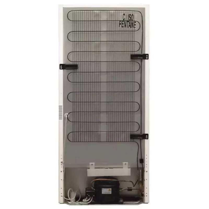 Freistehender Kühlschrank AMICA FD2015.4X(E) Silber, 200 L, Gefrierfach oben, LED, wechselbare Türanschläge