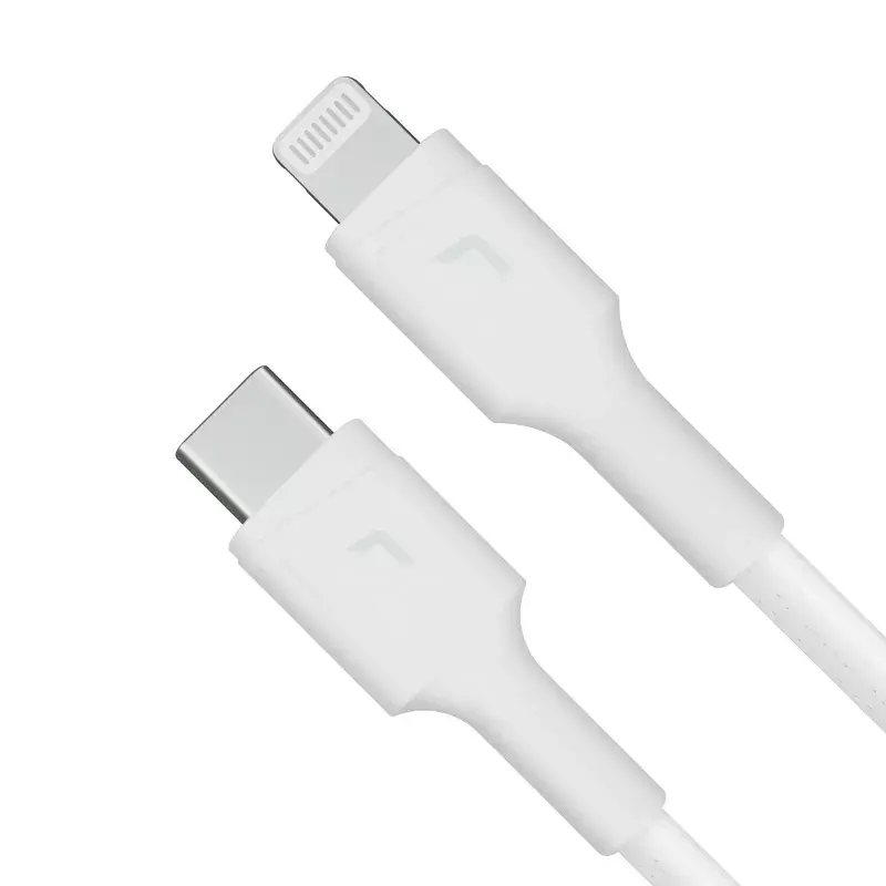 Green Cell PowerStream KABGC07W USB-C-auf-Lightning-Kabel, MFi, Power Delivery, 1 m, 29 W, weiß