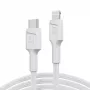 Green Cell PowerStream KABGC07W USB-C-auf-Lightning-Kabel, MFi, Power Delivery, 1 m, 29 W, weiß