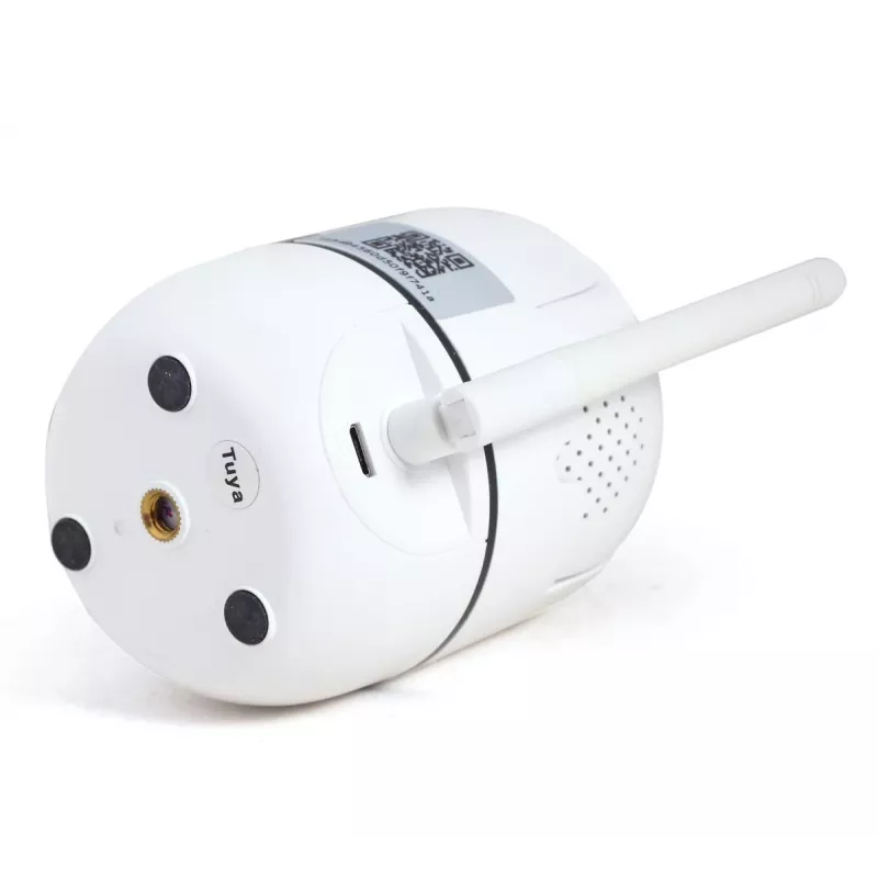 Gembird TSL-CAM-WRHD-02 intelligente schwenkbare Wi-Fi-Innenkamera, Full HD 1080p, Tuya, 355° Schwenkbereich, weiß