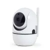 Gembird TSL-CAM-WRHD-02 intelligente schwenkbare Wi-Fi-Innenkamera, Full HD 1080p, Tuya, 355° Schwenkbereich, weiß