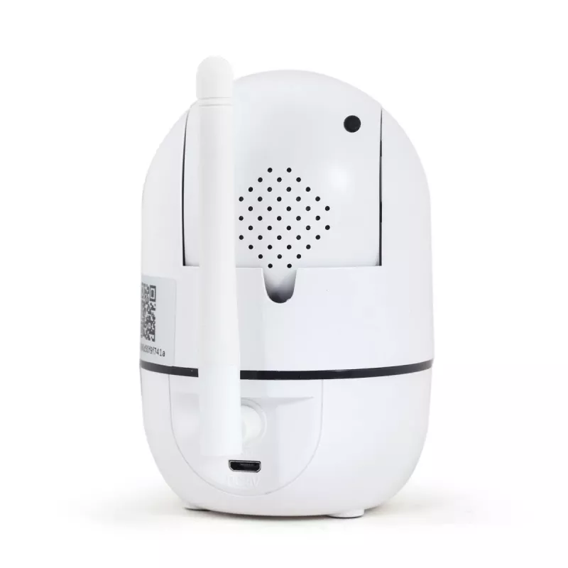Gembird TSL-CAM-WRHD-02 intelligente schwenkbare Wi-Fi-Innenkamera, Full HD 1080p, Tuya, 355° Schwenkbereich, weiß
