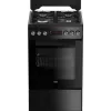 Beko FSE52321DBD Herd Freistehender Herd Elektro Gas Schwarz