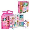 Barbie Getaway Puppenhaus mit Puppe, 4 Spielbereichen und 11 Dekozubehörteilen