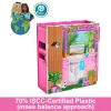 Barbie Getaway Puppenhaus mit Puppe, 4 Spielbereichen und 11 Dekozubehörteilen