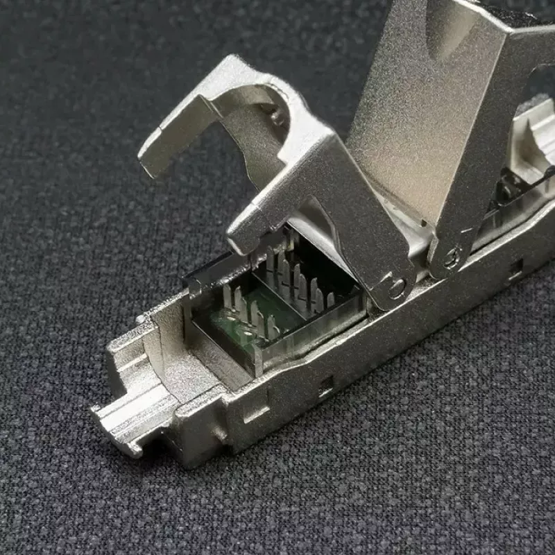 Qoltec 54540 werkzeugloser RJ45-Stecker CAT6 STP für geschirmte Ethernet-Kabel