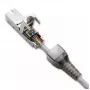 Qoltec 54540 werkzeugloser RJ45-Stecker CAT6 STP für geschirmte Ethernet-Kabel