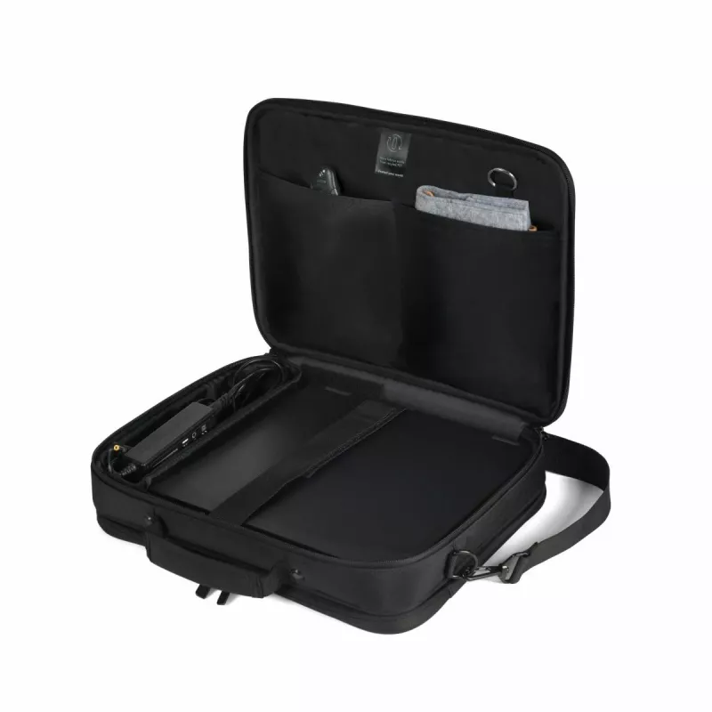 DICOTA Eco Multi Core - 13-14,1 Zoll Notebook-Tasche - Schwarz / 300D 100% recyceltes PET-Polyester
