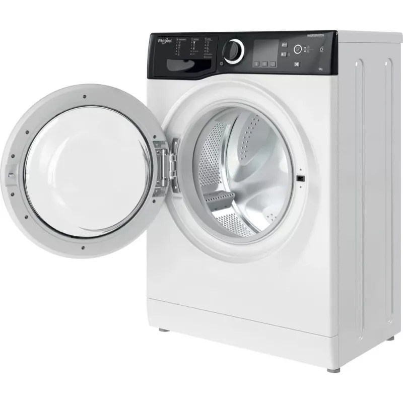 Whirlpool WRBSS 6249 S EU freistehende schmale Frontlader-Waschmaschine 6 kg 1200 U/min, Energieklasse C, Weiß