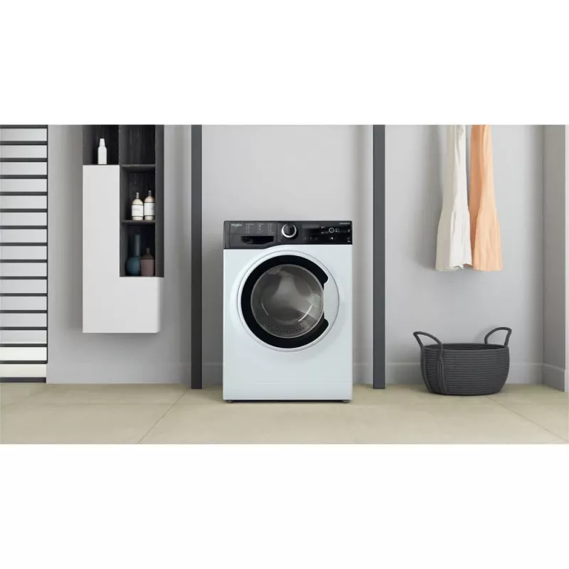 Whirlpool WRBSS 6249 S EU freistehende schmale Frontlader-Waschmaschine 6 kg 1200 U/min, Energieklasse C, Weiß