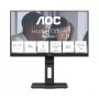 AOC 22E2UMF 21,5 Zoll (54,6 cm) VA-Monitor, 1920 x 1080 Full HD, 75 Hz, 4 ms, HDMI, DisplayPort, VGA, USB-Hub, Lautsprecher, Pivot, höhenverstellbar, Schwarz