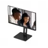 AOC 22E2UMF 21,5 Zoll (54,6 cm) VA-Monitor, 1920 x 1080 Full HD, 75 Hz, 4 ms, HDMI, DisplayPort, VGA, USB-Hub, Lautsprecher, Pivot, höhenverstellbar, Schwarz