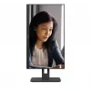 AOC 22E2UMF 21,5 Zoll (54,6 cm) VA-Monitor, 1920 x 1080 Full HD, 75 Hz, 4 ms, HDMI, DisplayPort, VGA, USB-Hub, Lautsprecher, Pivot, höhenverstellbar, Schwarz
