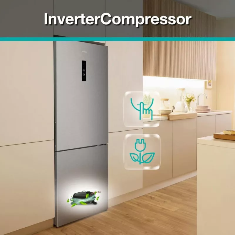 Gorenje NRK720CAXL4 Freistehend 495 L Edelstahl