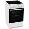 Gorenje GEC5A41WG Freistehender Herd Elektro-Glaskeramik-Kochfeld Weiß