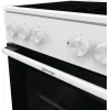 Gorenje GEC5A41WG Freistehender Herd Elektro-Glaskeramik-Kochfeld Weiß