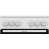 Gorenje GEC5A41WG Freistehender Herd Elektro-Glaskeramik-Kochfeld Weiß