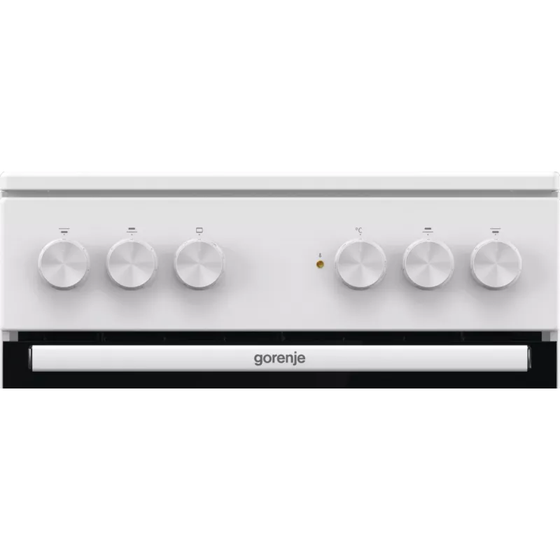 Gorenje GEC5A41WG Freistehender Herd Elektro-Glaskeramik-Kochfeld Weiß