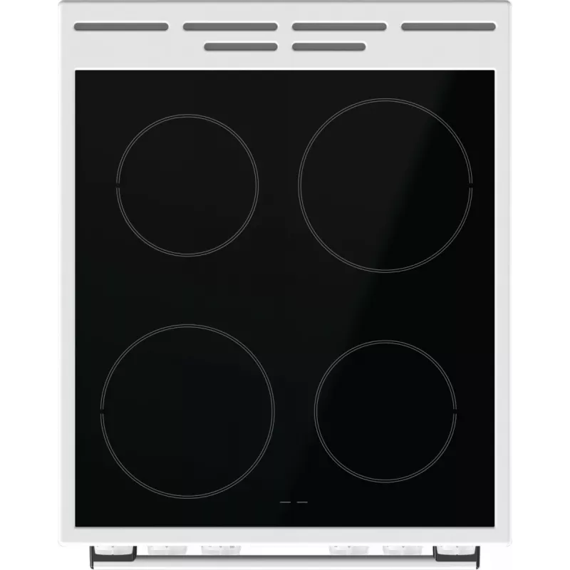 Gorenje GEC5A41WG Freistehender Herd Elektro-Glaskeramik-Kochfeld Weiß