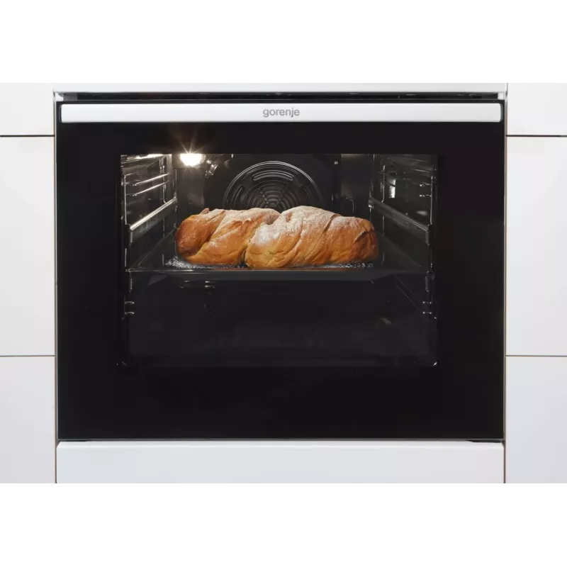 Gorenje GEC5A41WG Freistehender Herd Elektro-Glaskeramik-Kochfeld Weiß