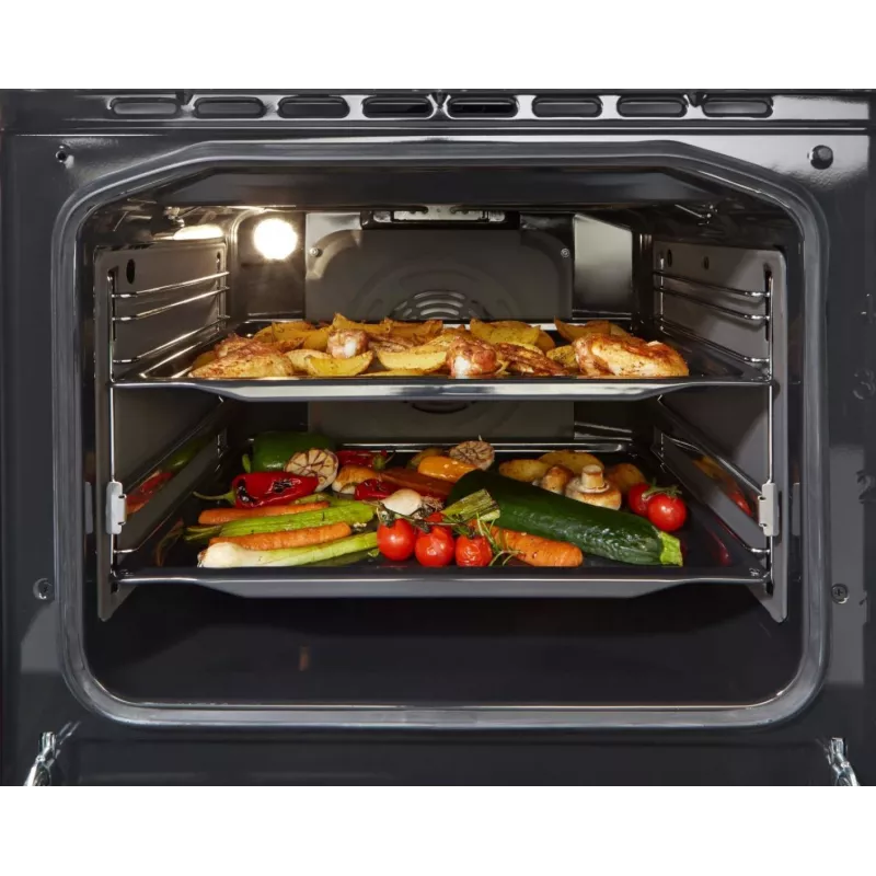Gorenje GEC5A41WG Freistehender Herd Elektro-Glaskeramik-Kochfeld Weiß