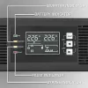 Qoltec 52286 Rack-USV 2 kVA (2000 W), Leistungsfaktor 1,0, rackmontierbar