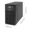 Unterbrechungsfreie Stromversorgung QOLTEC 52282 3kVA Line-Interactive mit LCD-Display