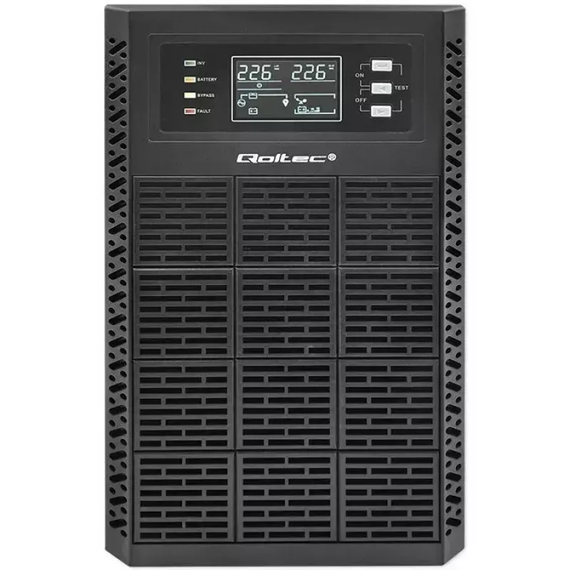 Unterbrechungsfreie Stromversorgung QOLTEC 52282 3kVA Line-Interactive mit LCD-Display
