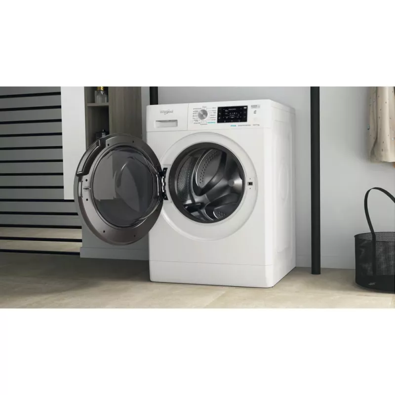 Whirlpool FFWDD 1076258 SV EE Waschtrockner Freistehend Frontlader Weiß