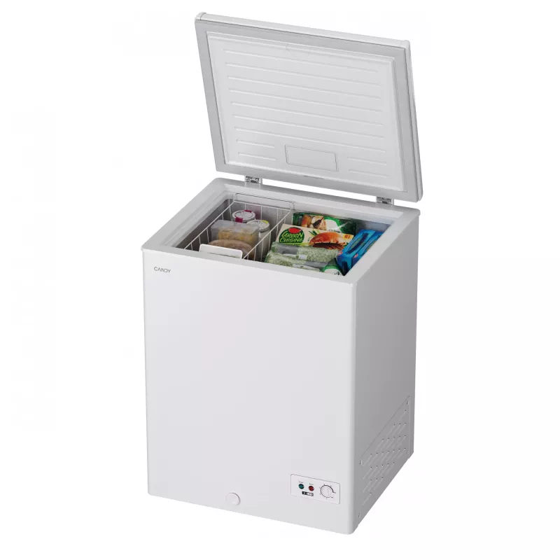 Gefriertruhe CANDY CCHH 145E — 137 l Nettofassungsvermögen, 4-Sterne, Linksanschlag, weiß