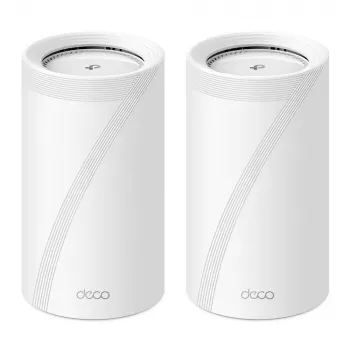 TP-Link BE19000 Whole Home Mesh Wi-Fi 7 System (Tri-Band), Weiß, Intern, Mesh-System, CE: