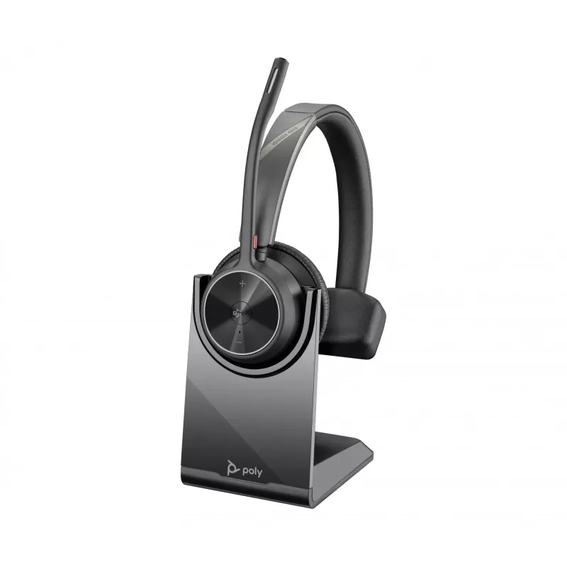 HP Poly Voyager 4310-M Microsoft Teams zertifiziertes USB-C-Headset +BT700-Dongle +Ladestation